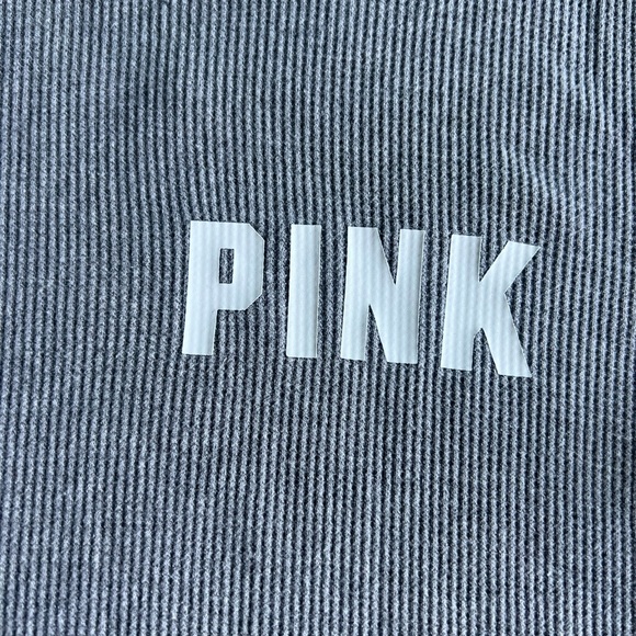 PINK waffle knit long sleeve - Picture 2 of 6